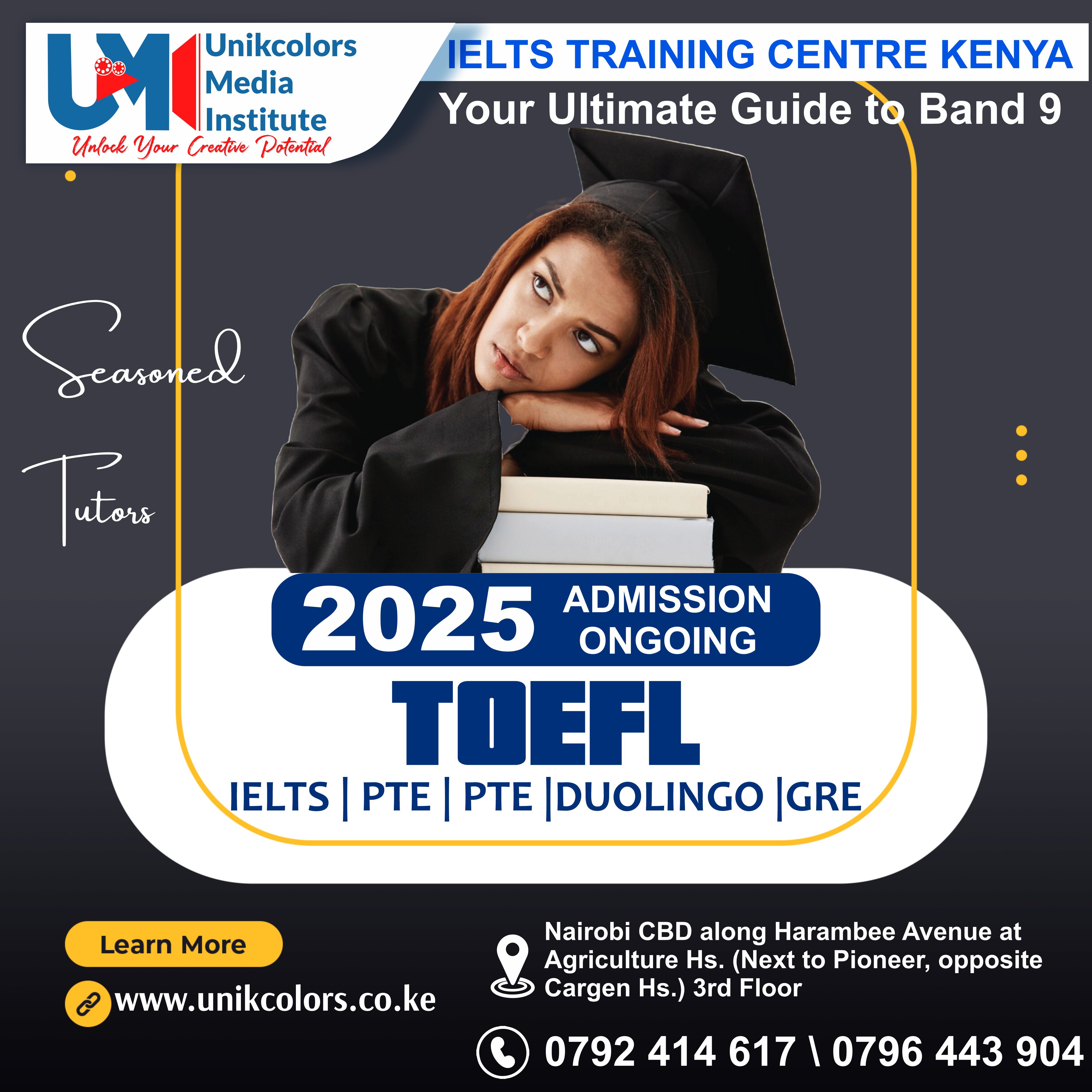 IELTS TRAINING CENTRE KENYA - IELTS PREPARATION | OET | TOEFL | PTE | GRE | DUOLINGO